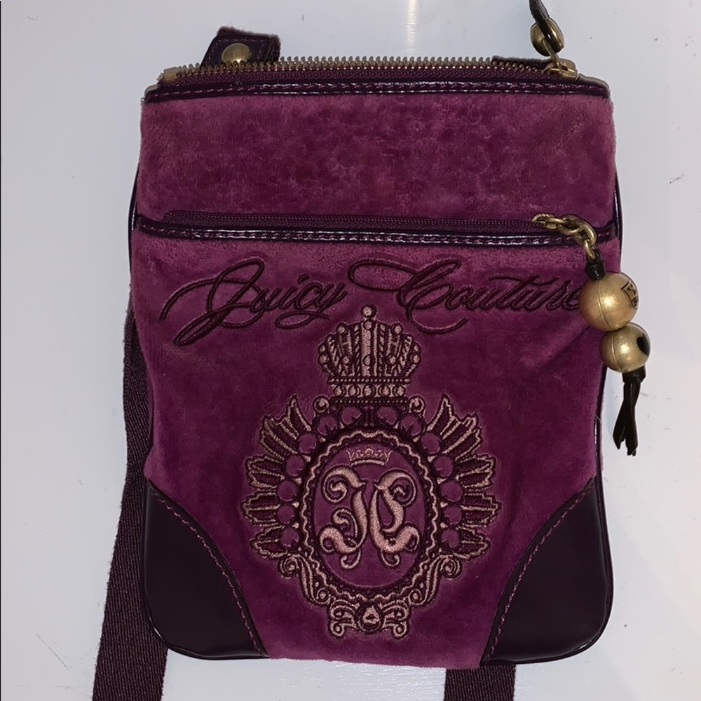 Purple Velvet Juicy Couture Crossbody Bag